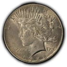 1928 $1 Silver Peace Dollar - Original AU/UNC Key Date Coin - SKU-B5940
