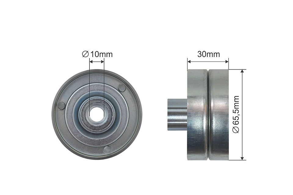 Pulley Idler V-Belt For Ford Transit Tt9 06-13 Ranger Tke 11- - Image 3