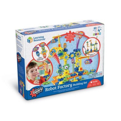 New - Learning Resources Gears! Gears! Gears! - Robot Factory Bulding Set