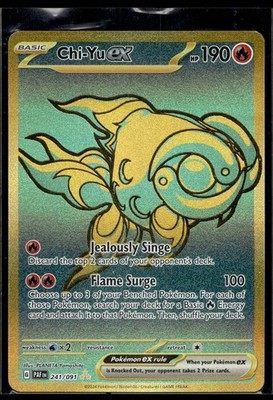 Chi-Yu ex 241/091 Pokemon SV: Paldean Fates Holo | eBay