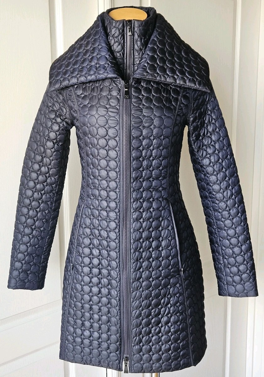 NEW Dawn Levy Size XS Gwen Circle Quilted Jacket Coat In Abyss NEW Dawn Levy Size XS Gwen Circle Quilted Jacket Coat In Abyss