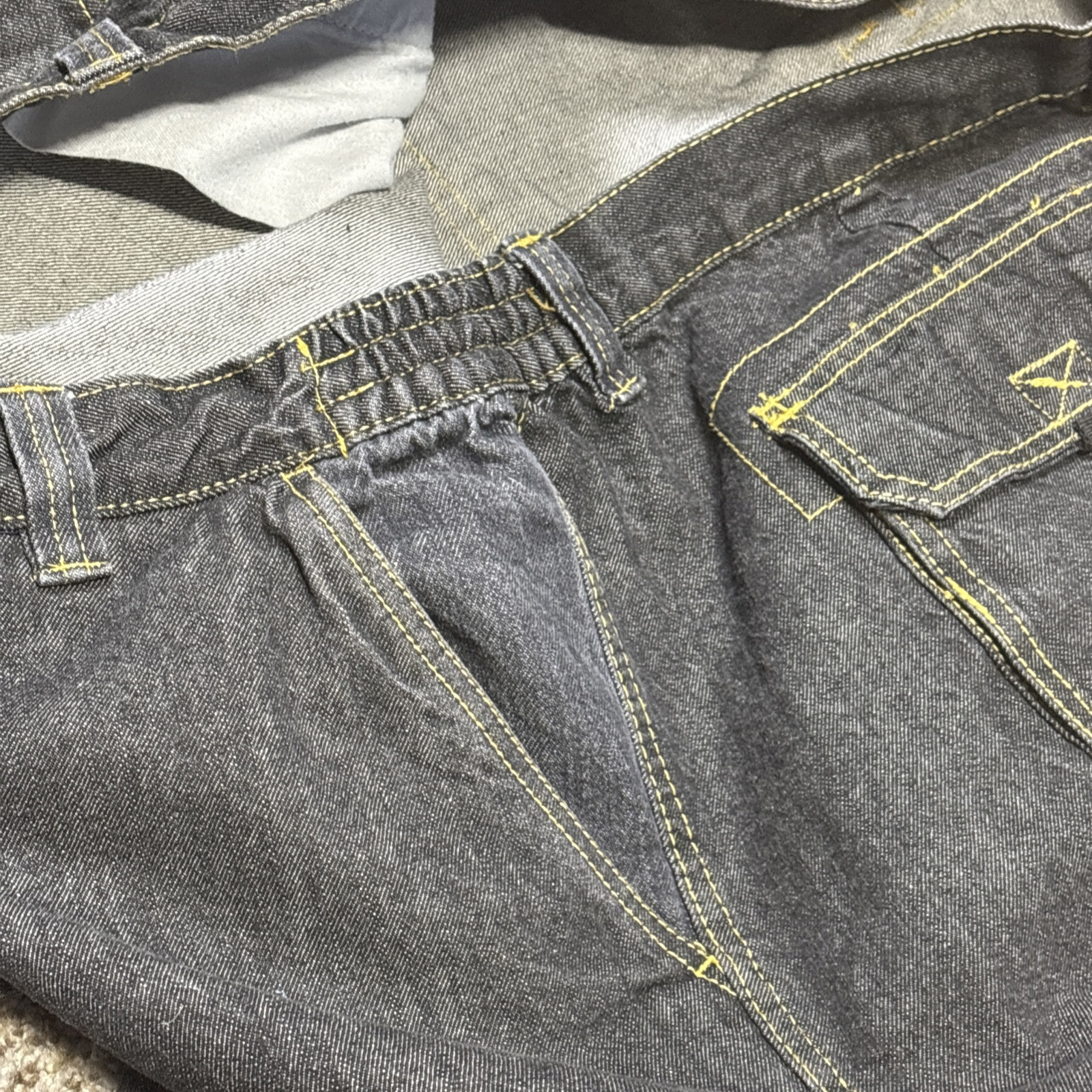 BOULDER CREEK TRADING CO CARGO JEANS PANTS Mens Big 46 38 BIG 42x29.5 - View 5