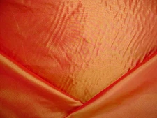 7-3/8Y Donghia Burnt Blood Orange Iridescent Silk Drapery Upholstery Fabric