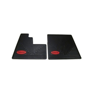 Peterbilt Motors Semi Truck OEM Ribbed Slush Style Rubber Front Floor Mats #F...