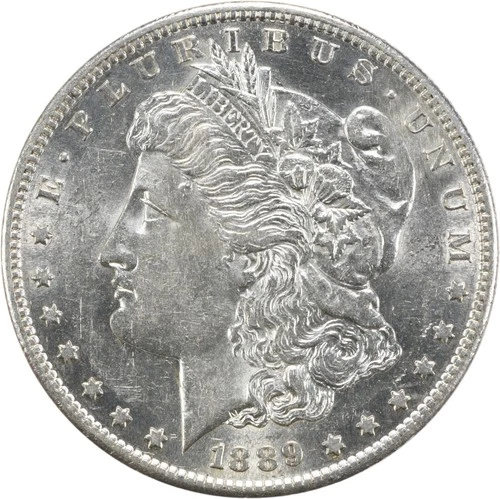 1889-S Morgan Silver Dollar AU Slider Uncertified #1157