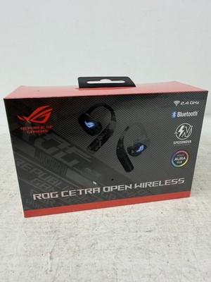  Sealed  Asus ROG Cetra Open Wireless Ear-Hook Bluetooth Earbuds - Black