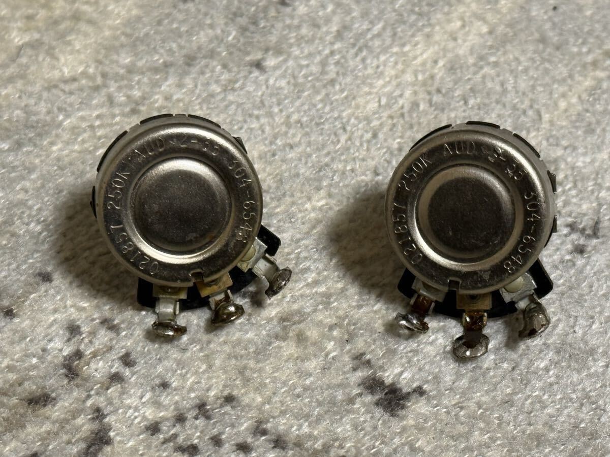 Stackpole 250kΩ Solid Shaft POT Potentiometer 1965 Vintage From