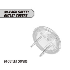 Hyper Tough 30-pack Safety Outlet Covers for Child Safety