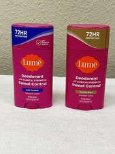 Lume Sweat Control Deodorant - Lot Of 2