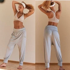 Free People Movement Victory Harem Pants Lounge Dance Yoga Gym Low rise Grey XS