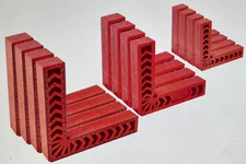 Peachtree Corner Clamp Positioning Squares, 3 Sizes 4 ea. 4, 6, & 8-inch Squares