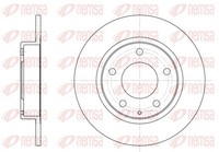 2X Bremsscheibe Remsa 6206.00 FüR Mazda Rover Ford Probe GE Premacy ECP CP 626 5