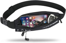 Slim Running Belt Fanny Pack for Women Men, Phone Holder Runners Pouch Waist