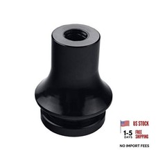 Black Knob Boot Retaineradapter 12x1.25 For Manual Gear Shifter Lever Black Knob Boot Retaineradapter 12x1.25 For Manual Gear Shifter Lever