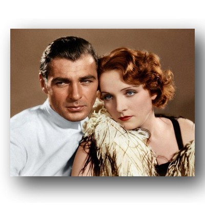 Gary Cooper Marlene Dietrich Photo 8x10 Morocco Film Set 1930s Josef Von Sternbe