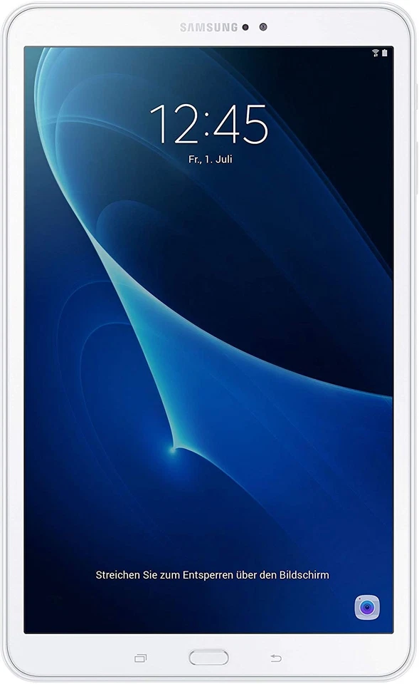 Samsung Galaxy Tab A SM-T580 10,1 Zoll Wifi Tablet 16 GB Android weiß "sehr gut", Foto 1 von 3