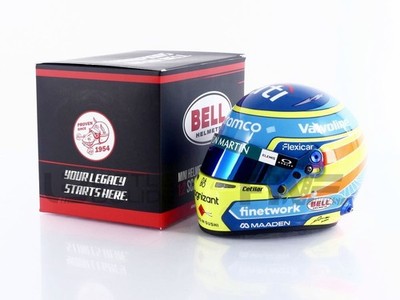 MINI HELMET 1/2 - CASQUE FERNANDO ALONSO - ASTON MARTIN 2025 4100422