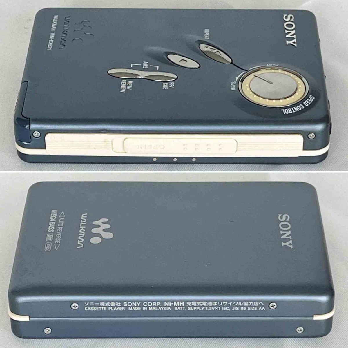 SONY WALKMAN ウォークマン WM-EX631 カセットプレーヤー SONY WM-EX631 Silver 2002 Walkman Vintage Cassette Player Tested