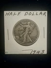1943 Half Dollar Silver Walking Liberty