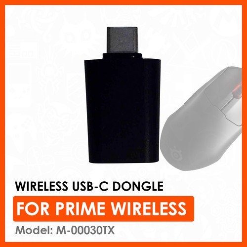 Genuine SteelSeries Prime Wireless USB-C Dongle Replacement | Black | M-00030TX
