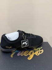 Fuego Dance Shoes Split Sole All Black Brand New 8.5M/10W