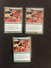 x3 Muscle Sliver [Premium Deck Series: Slivers Foil] Magic MTG Cards LP