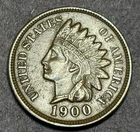 1900 Indian Head Cent XF+ CHOICE EXTRA FINE 3 Plus Diamonds