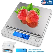 Digital Pocket Scale 3000g x 0.1g Jewelry Gold Silver Coin Herb Grain Gram