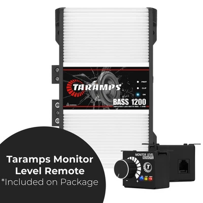 Taramps Bass 1200 1 Ohm Monoblock Amplifier 1200 Watts Rms 1 Channel 14.4VDC