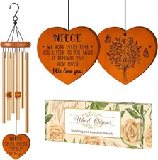Niece Gifts from Auntie, Wind Chimes, Birthday Gift,