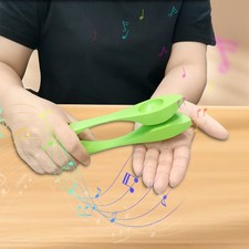 Wooden Musical Spoon Folk Percussion Instrument Natural Wood Folk Sound JNWA