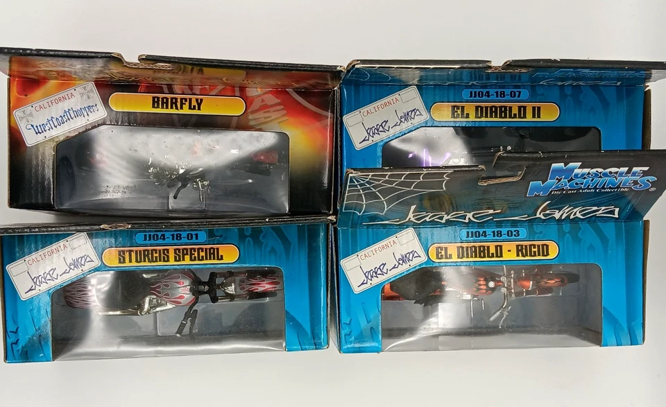 4 Jesse James West Coast Chopper EL DIABLO II, STURGIS, BARFLY, EL DIABLO-Sealed - Image 3 of 4