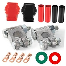 Battery Terminal Connectors, Military Spec Positive Negative Heavy Duty