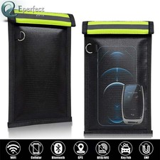 Faraday Bag Signal Blocking Pouch for Cell Phone WiFi RFID Bluetooth GPS Key Fob