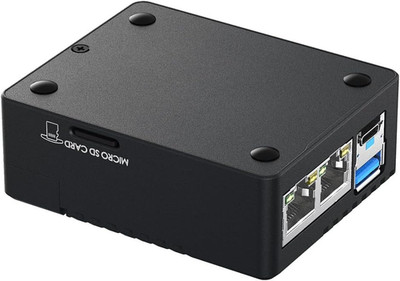 Mini Dual Gigabit Ethernet Base Board, Mini-Computer Kit, Compatible with Raspbe