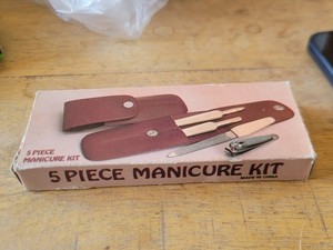 Vintage Manicure Kit 5 pieces. NEW!  IN ORIGINAL BOX!!