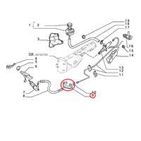 HaltebüGel Rohr Bremsenpumpe Fiat Uno Original 7692205