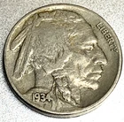 1934-P Buffalo 🦬 Indian Head Nickel 5c Vf Very Fine SR630