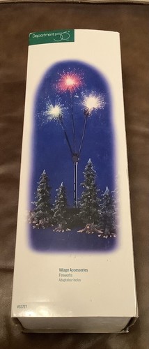 Dept. 56 Village Accessories Fireworks #52727 Fiber Optics