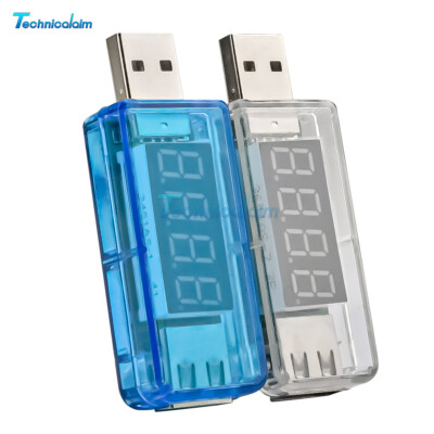 DC3.3-7.5V 0A-3A USB Charging Current Voltage Tester Detector USB Volt Meter