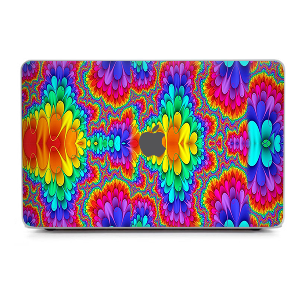 Skin Vinyl MacBook Pro 13 Retina Touch Bar – Motif Psychédélique Trippy Hippie