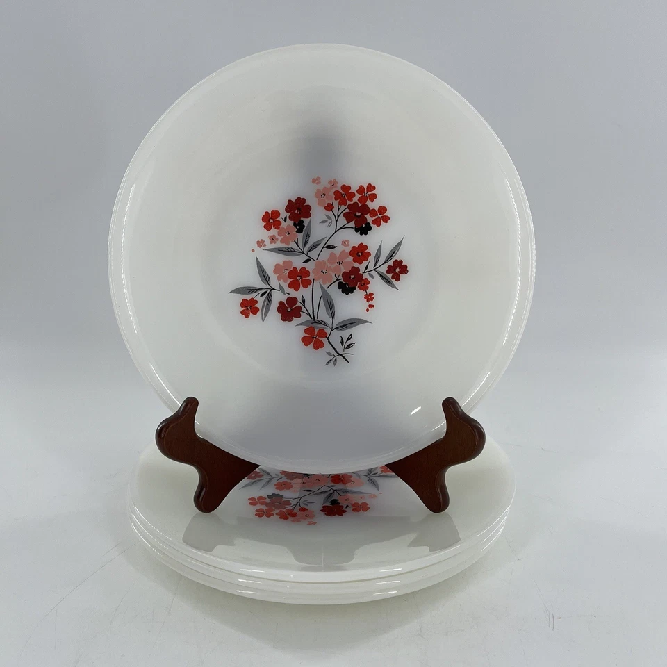 19 Pcs Vintage Anchor Hocking Fire King Primrose Dinnerware Luncheon Set New Old - Image 2 of 4