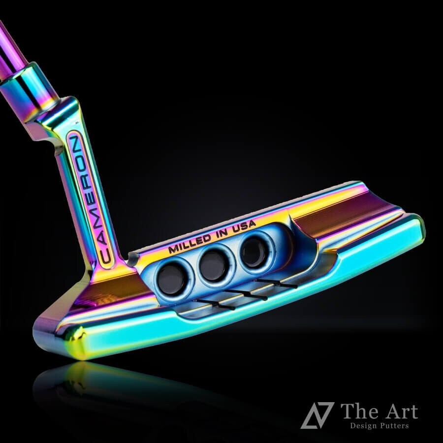 Putter Scotty Cameron Select Newport 2 - Tête Acier 303 - Camo Noir/Vert - 34 Pouces