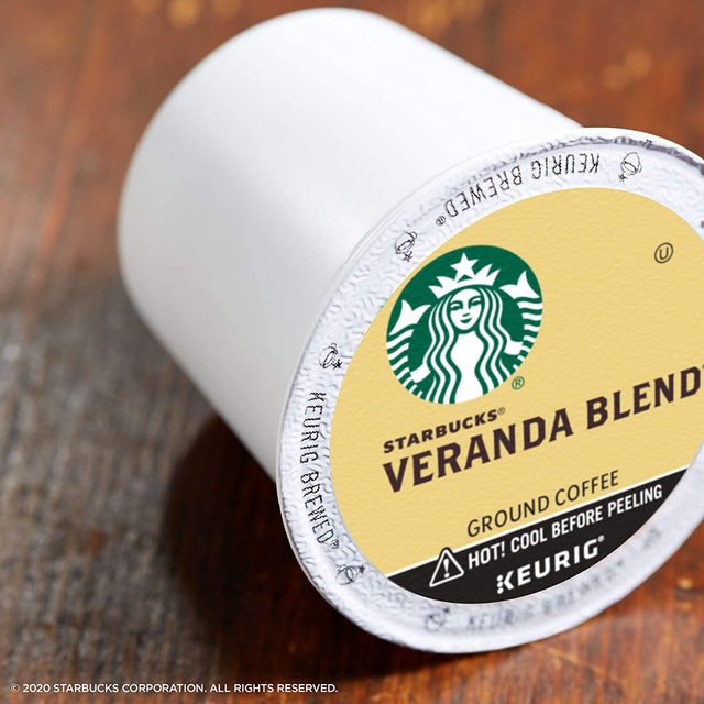 starbucks blonde roast coffee k cups veranda blend 72 ct