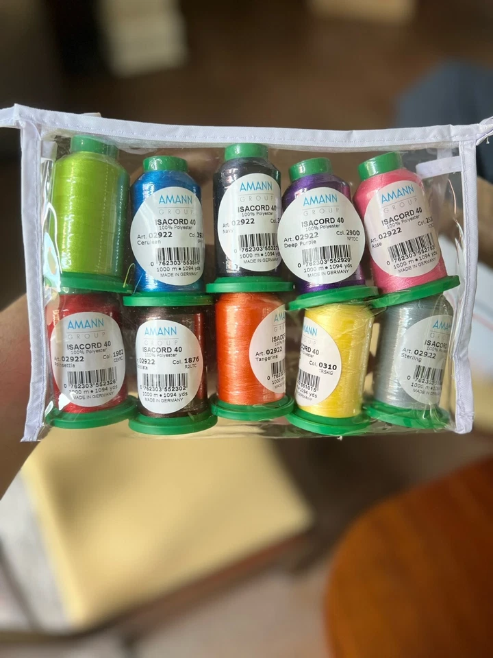 Embroidery Starter Kit! Needles, Thread, Stabilizers, Bobbin Thread, Nippers! - Image 4 of 4