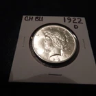 1922-D Peace Dollar, Great Strike, Original Mint Luster   Choice BU