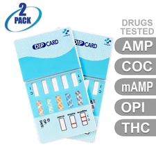 Mintegrity [2pk] 5-Panel Dip Card Urine Drug Test  #MI-WDOA-254