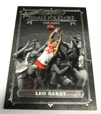 2019 SELECT AFL SUPREMACY FINALS FOLKLORE CARD FF15 LEO BARRY-SYDNEY 10/70