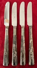 Wm Rogers Extra Plate - REVELATION I /TAPESTRY - SET OF 4 GRILLE KNIVES - W MONO