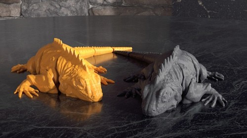 Lagarto articulado. Juguete flexible, impreso en 3D - Imagen 5 de 6